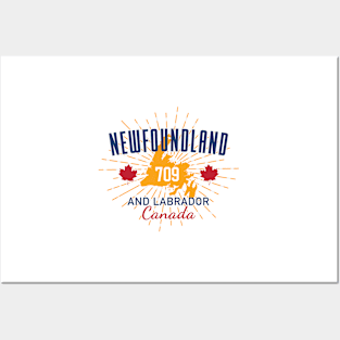 Newfoundland and Labrador 709 || Gifts || Souvenirs || Clothing Posters and Art